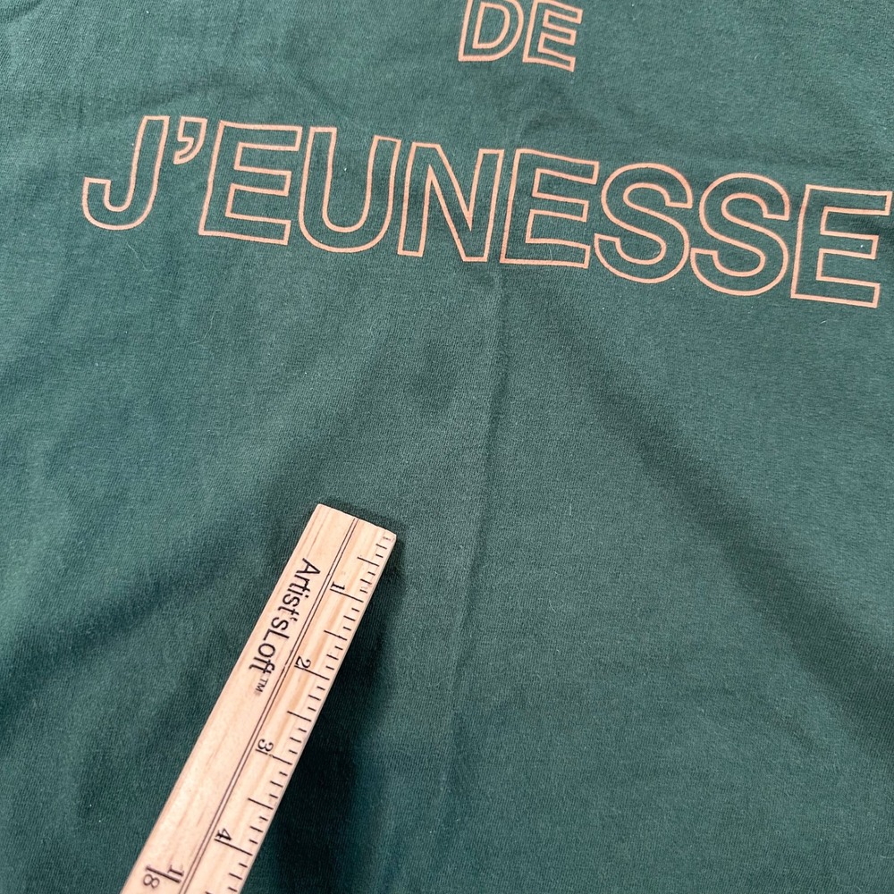 J'EUNESSE Maison De J'Eunesse Graphic T-Shirt Green SS18-19 Korea Cotton Small‎ - Picture 6 of 11